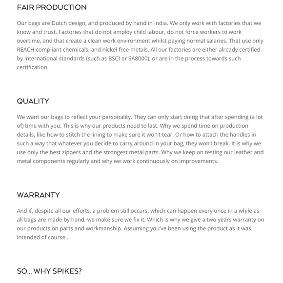 Vintage Spikes and Sparrow Leather Crossbody Bag Designed in Netherlands - Picture 9 of 10